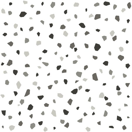 Manhattan Comfort Inverness Ona Charcoal Terrazzo 33 ft L X 209 in W Wallpaper BR4060-139034